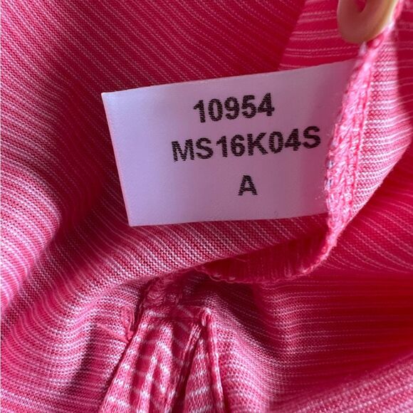 NWT Peter Millar Stretch Performance Golf Polo Red White Striped Men's size XXL - Picture 6 of 8